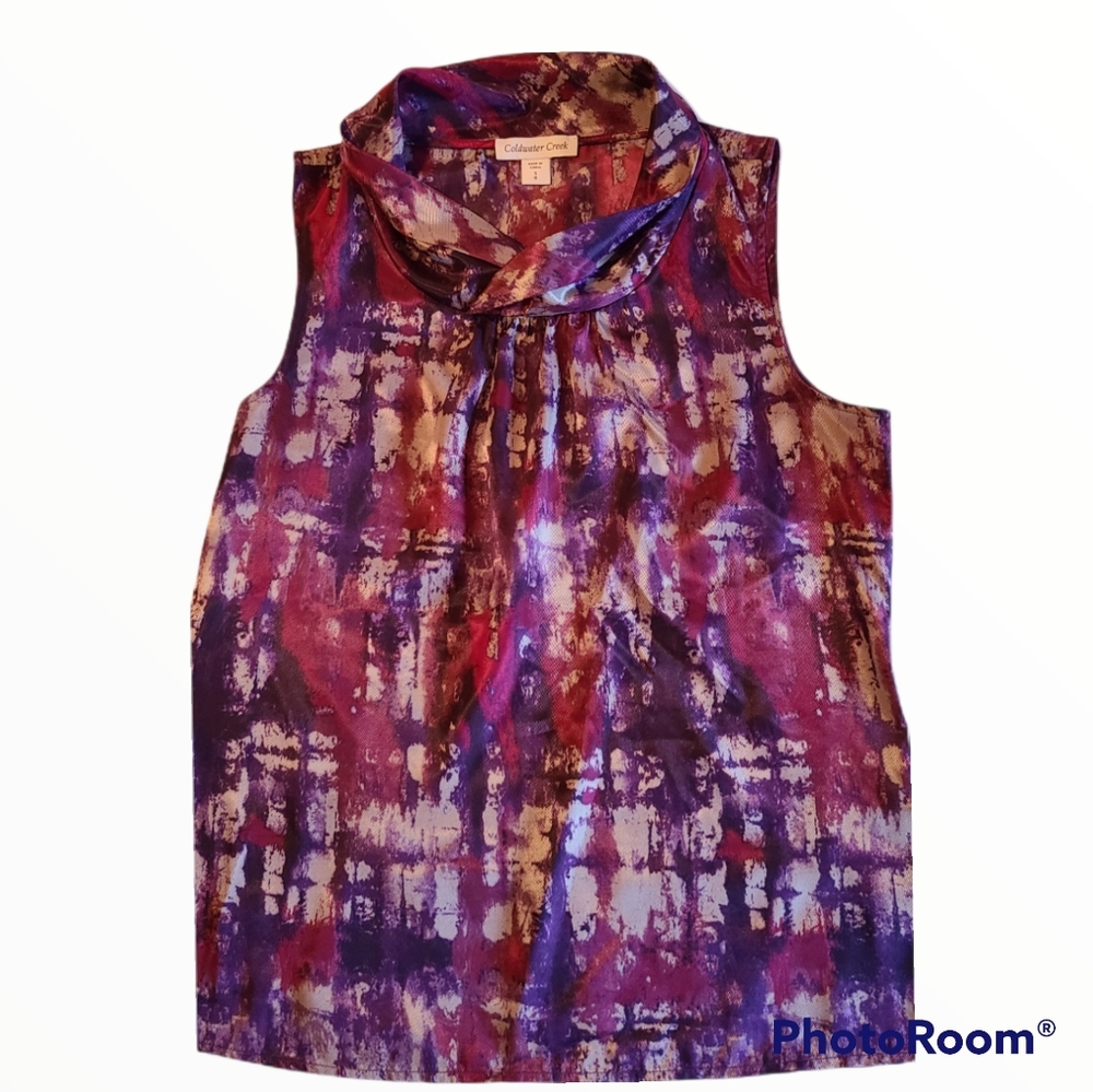Coldwater Creek Woman's  Sleeveless size S Top - Picture 6 of 6